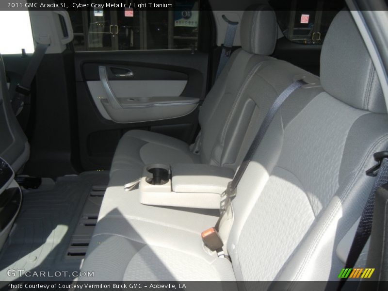 Cyber Gray Metallic / Light Titanium 2011 GMC Acadia SL