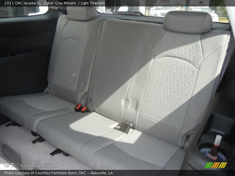 Cyber Gray Metallic / Light Titanium 2011 GMC Acadia SL