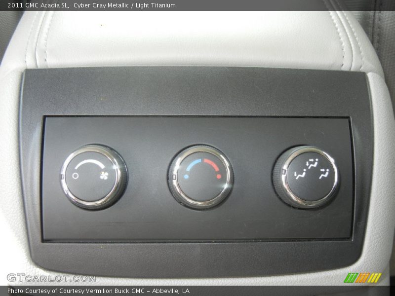 Cyber Gray Metallic / Light Titanium 2011 GMC Acadia SL