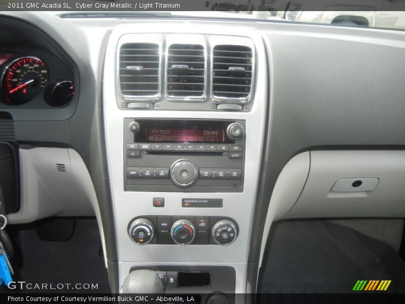 Cyber Gray Metallic / Light Titanium 2011 GMC Acadia SL