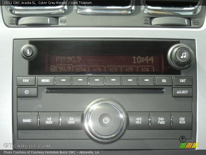 Cyber Gray Metallic / Light Titanium 2011 GMC Acadia SL