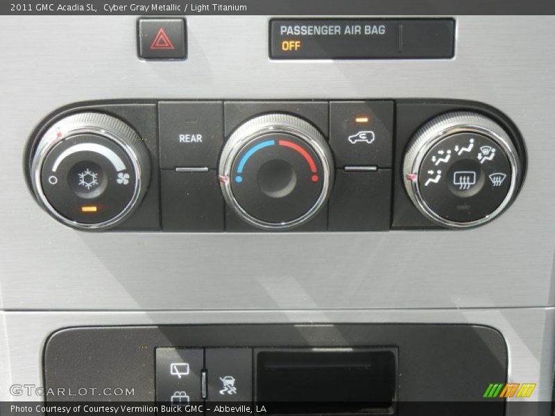 Cyber Gray Metallic / Light Titanium 2011 GMC Acadia SL