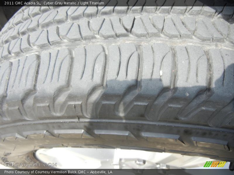 Cyber Gray Metallic / Light Titanium 2011 GMC Acadia SL
