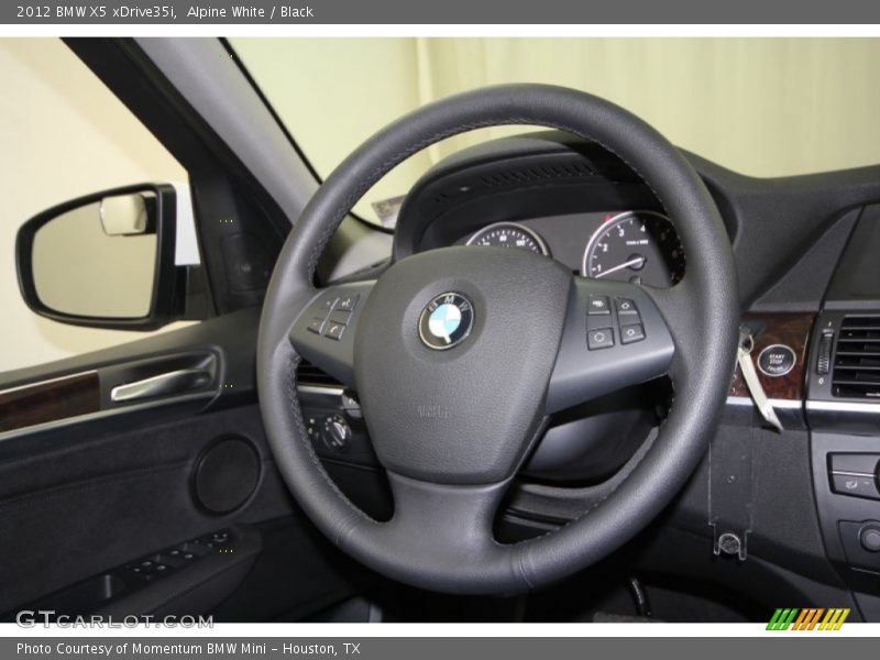 Alpine White / Black 2012 BMW X5 xDrive35i