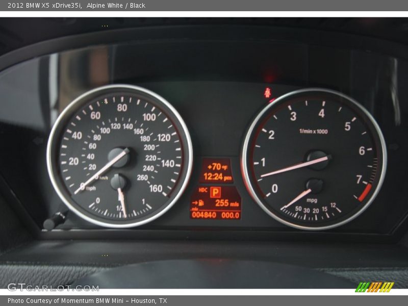 Alpine White / Black 2012 BMW X5 xDrive35i