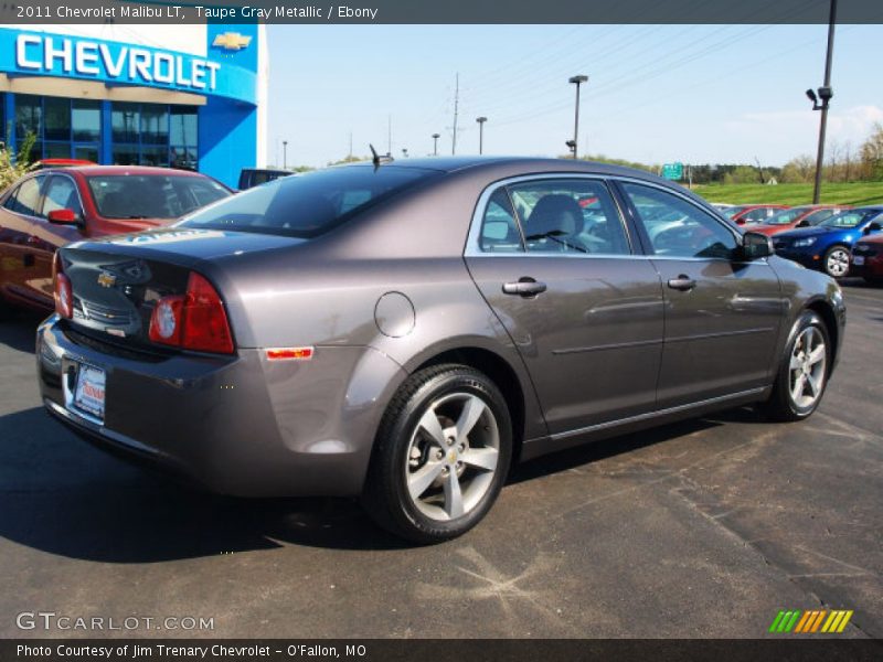 Taupe Gray Metallic / Ebony 2011 Chevrolet Malibu LT