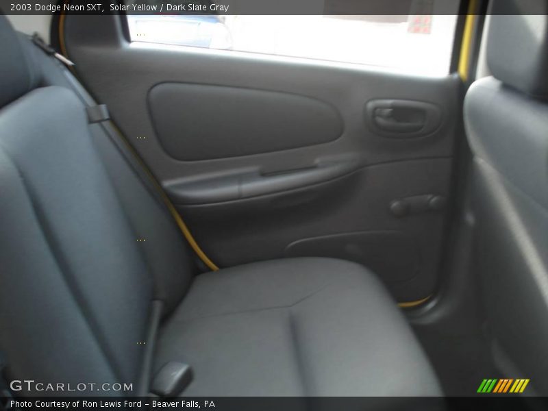 Solar Yellow / Dark Slate Gray 2003 Dodge Neon SXT