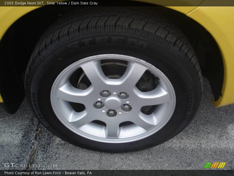 Solar Yellow / Dark Slate Gray 2003 Dodge Neon SXT