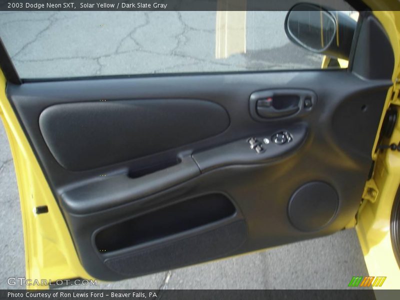 Solar Yellow / Dark Slate Gray 2003 Dodge Neon SXT