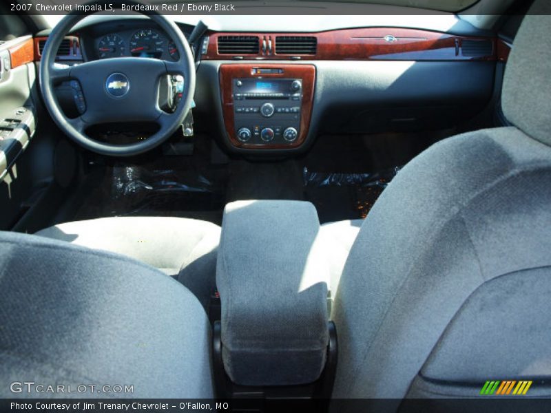 Bordeaux Red / Ebony Black 2007 Chevrolet Impala LS