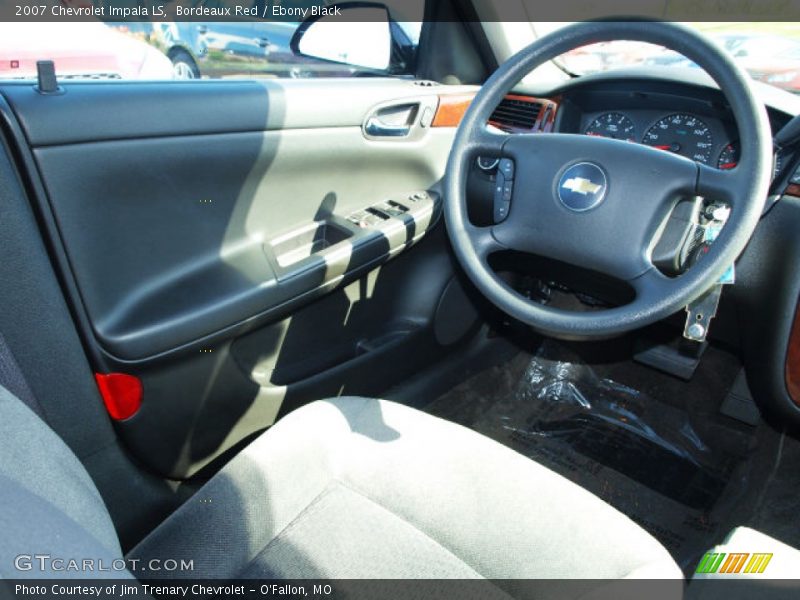 Bordeaux Red / Ebony Black 2007 Chevrolet Impala LS