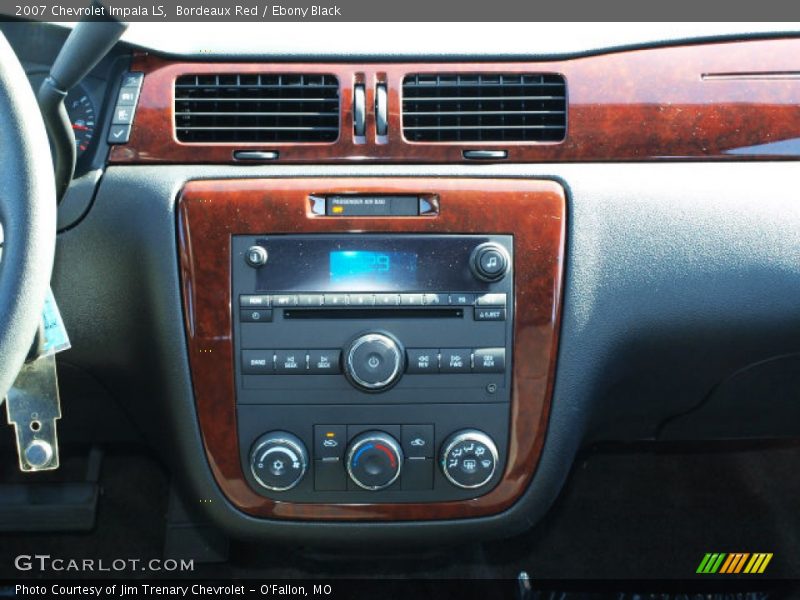 Bordeaux Red / Ebony Black 2007 Chevrolet Impala LS