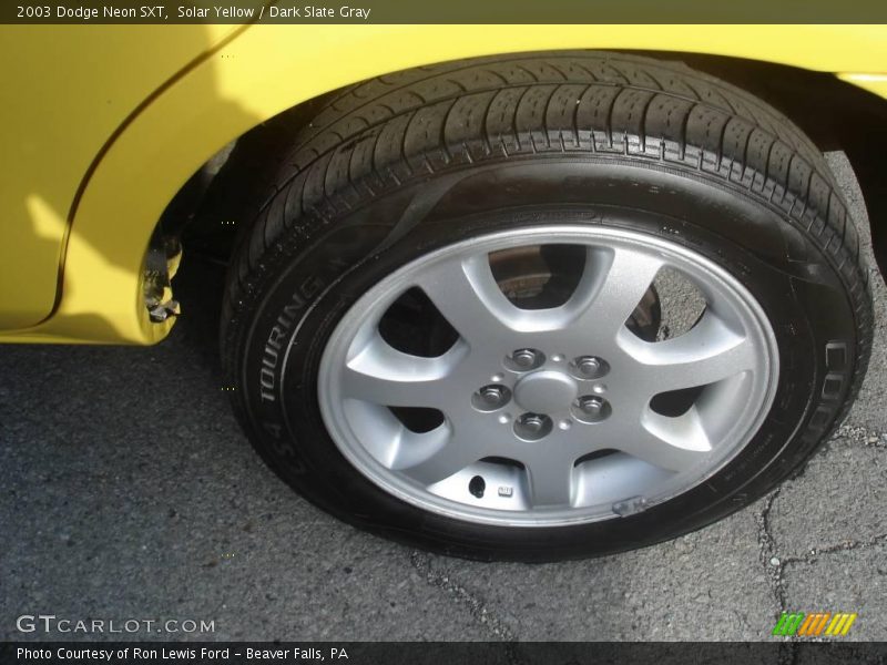 Solar Yellow / Dark Slate Gray 2003 Dodge Neon SXT
