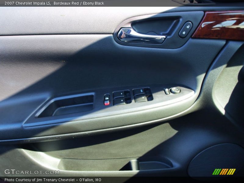 Bordeaux Red / Ebony Black 2007 Chevrolet Impala LS
