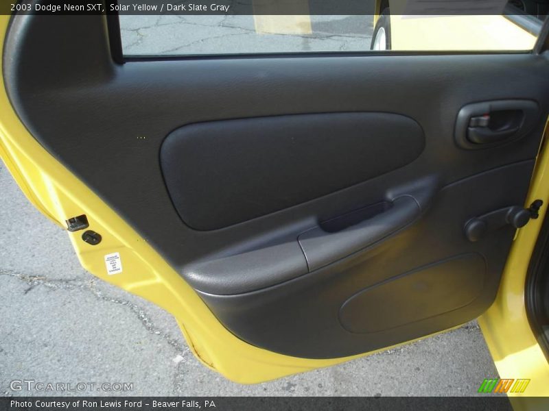 Solar Yellow / Dark Slate Gray 2003 Dodge Neon SXT