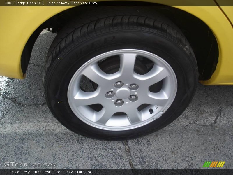 Solar Yellow / Dark Slate Gray 2003 Dodge Neon SXT