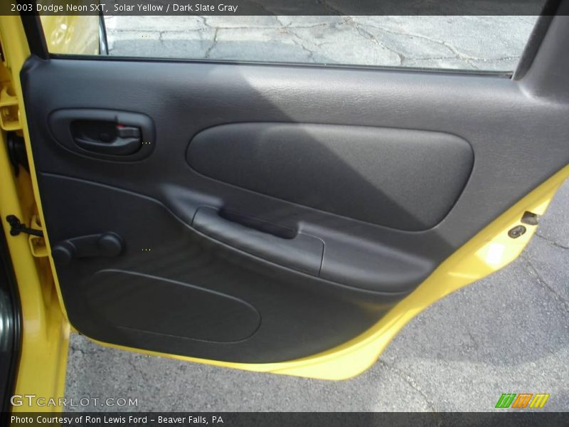 Solar Yellow / Dark Slate Gray 2003 Dodge Neon SXT