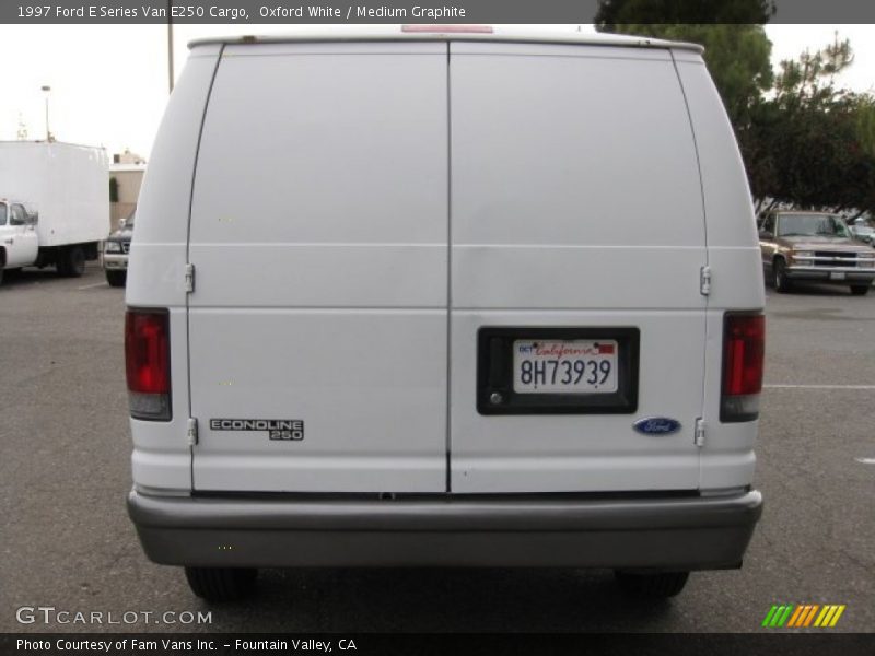 Oxford White / Medium Graphite 1997 Ford E Series Van E250 Cargo