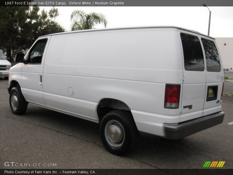 Oxford White / Medium Graphite 1997 Ford E Series Van E250 Cargo
