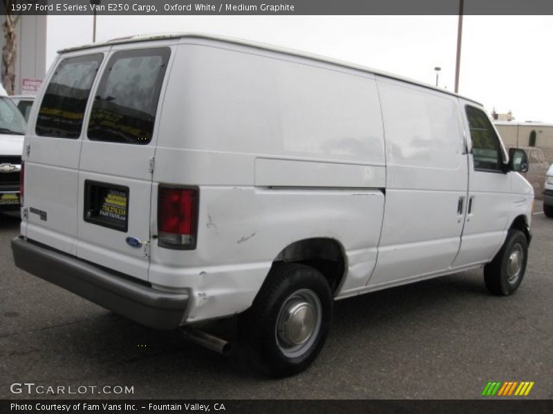 Oxford White / Medium Graphite 1997 Ford E Series Van E250 Cargo