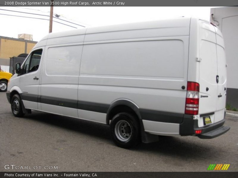 Arctic White / Gray 2008 Dodge Sprinter Van 3500 High Roof Cargo