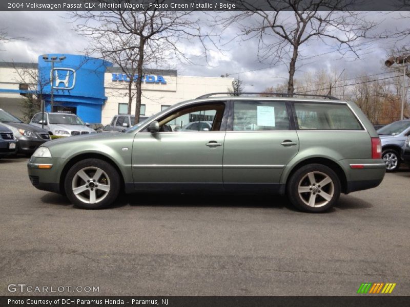 Fresco Green Metallic / Beige 2004 Volkswagen Passat GLX 4Motion Wagon