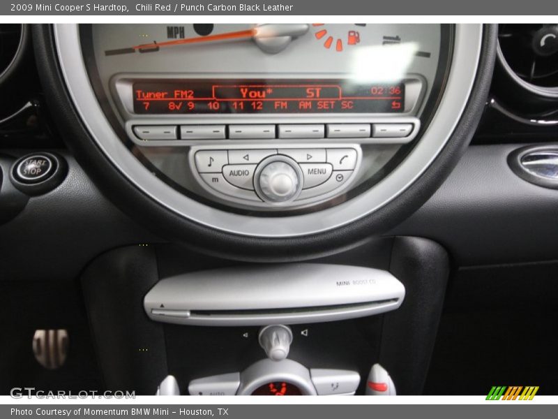 Chili Red / Punch Carbon Black Leather 2009 Mini Cooper S Hardtop
