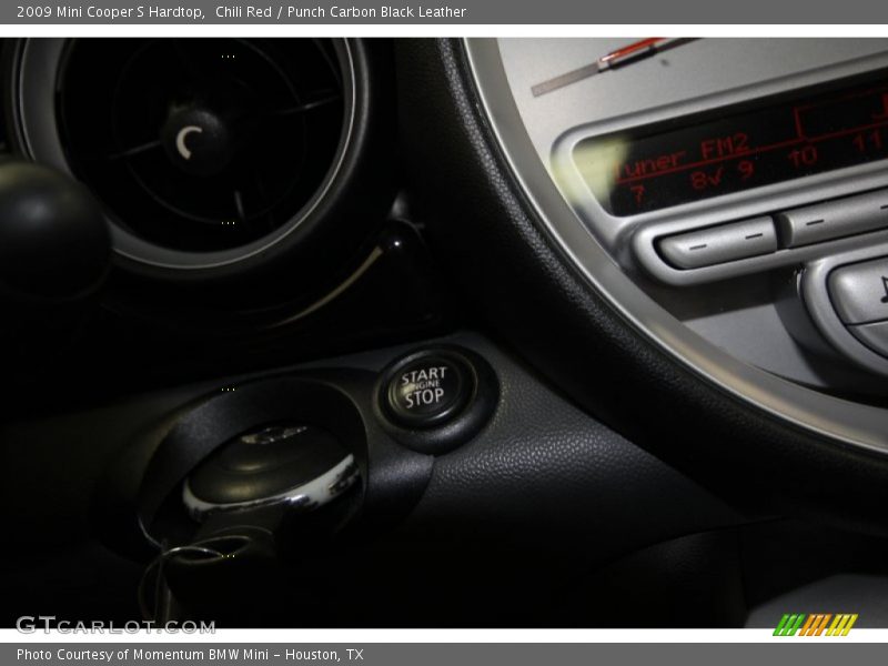 Chili Red / Punch Carbon Black Leather 2009 Mini Cooper S Hardtop
