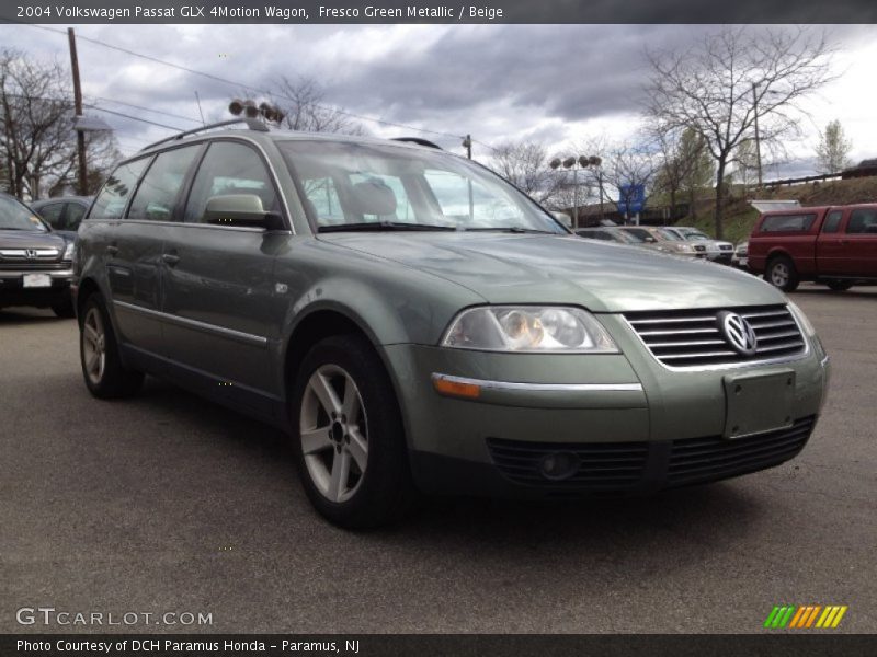 Fresco Green Metallic / Beige 2004 Volkswagen Passat GLX 4Motion Wagon