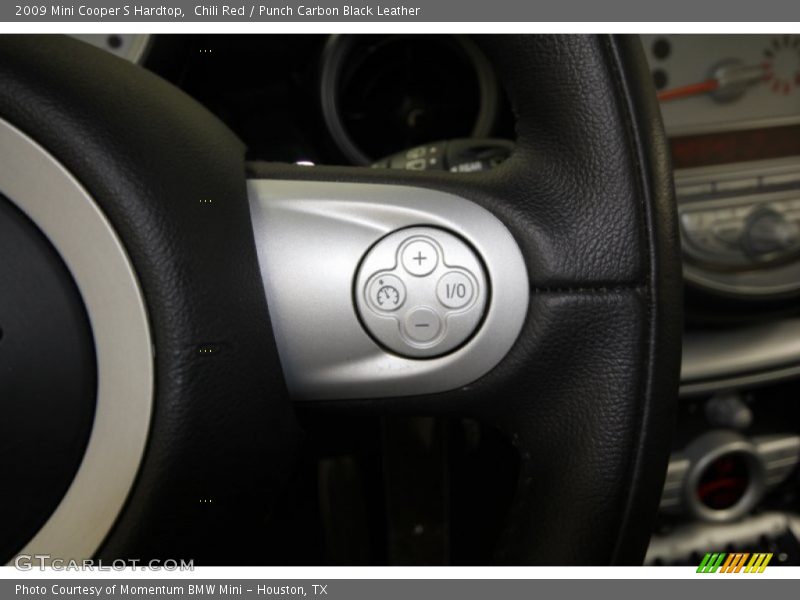 Chili Red / Punch Carbon Black Leather 2009 Mini Cooper S Hardtop