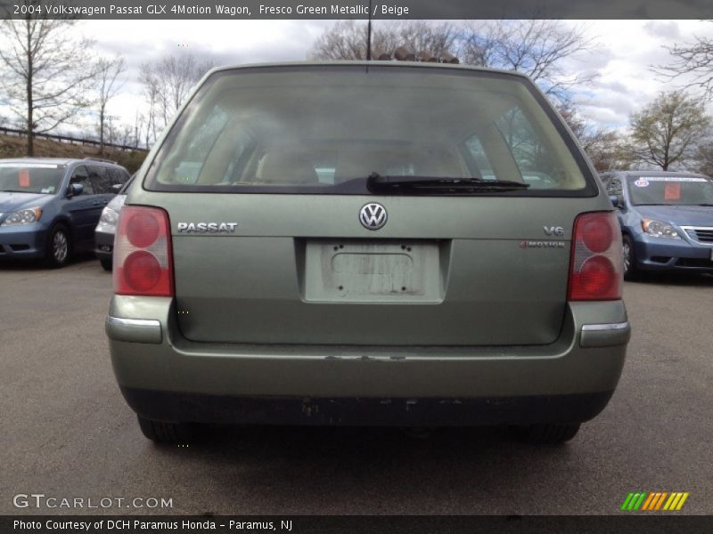 Fresco Green Metallic / Beige 2004 Volkswagen Passat GLX 4Motion Wagon