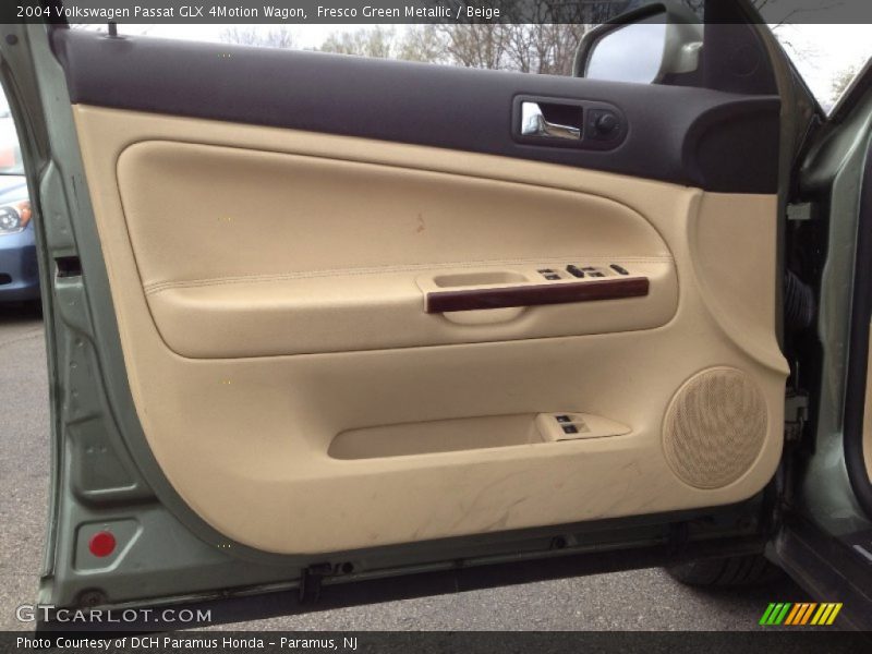 Fresco Green Metallic / Beige 2004 Volkswagen Passat GLX 4Motion Wagon