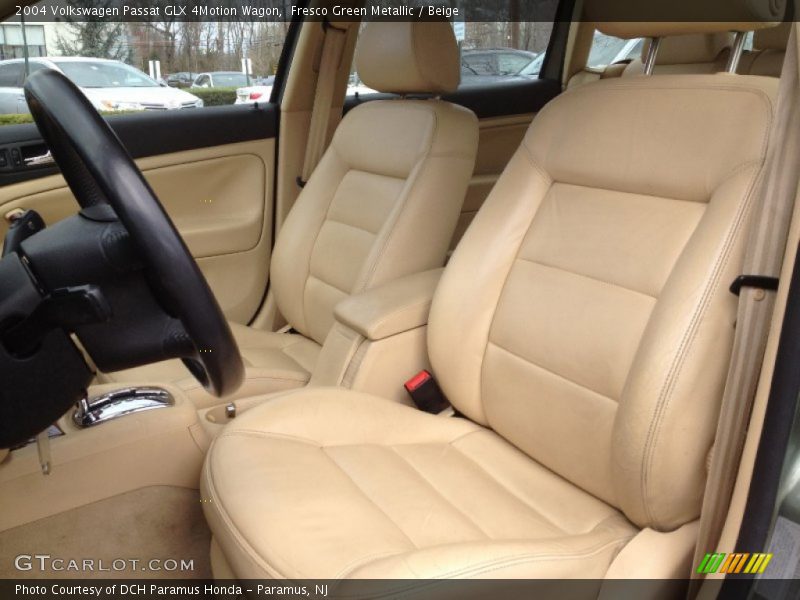 Front Seat of 2004 Passat GLX 4Motion Wagon