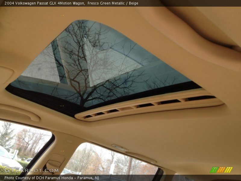 Fresco Green Metallic / Beige 2004 Volkswagen Passat GLX 4Motion Wagon