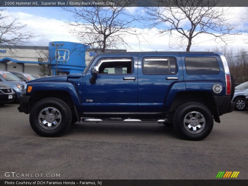 Superior Blue / Ebony Black/Pewter Gray 2006 Hummer H3