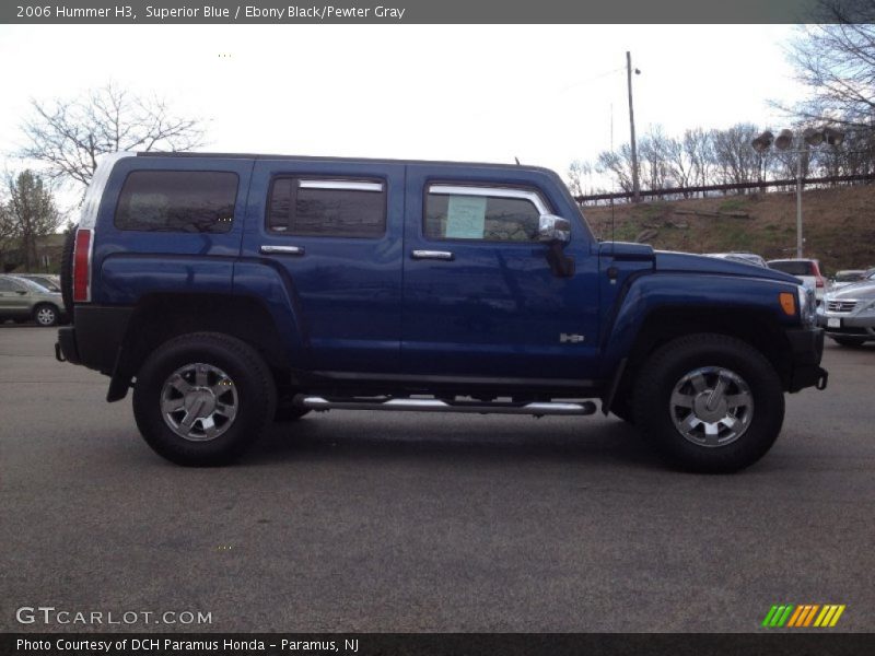 Superior Blue / Ebony Black/Pewter Gray 2006 Hummer H3