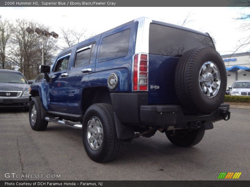 Superior Blue / Ebony Black/Pewter Gray 2006 Hummer H3