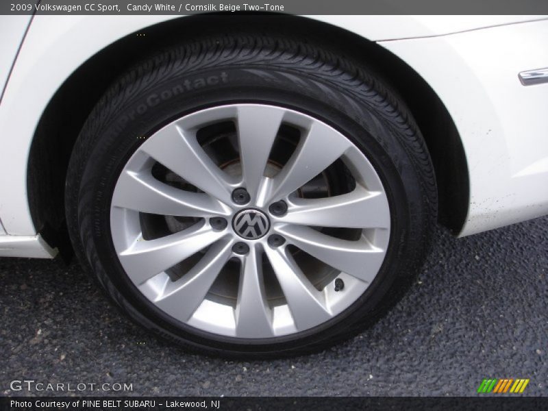 Candy White / Cornsilk Beige Two-Tone 2009 Volkswagen CC Sport