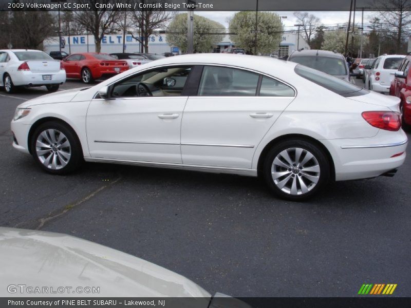 Candy White / Cornsilk Beige Two-Tone 2009 Volkswagen CC Sport