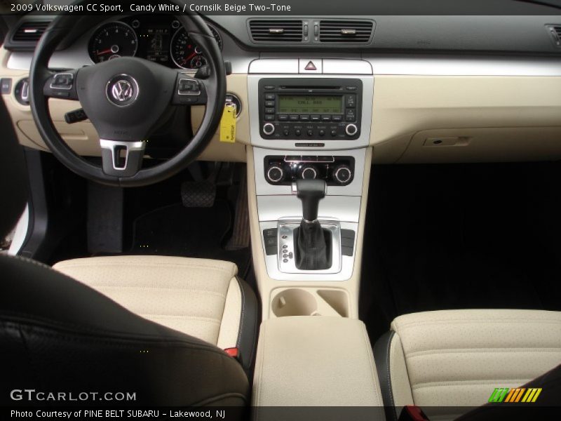 Candy White / Cornsilk Beige Two-Tone 2009 Volkswagen CC Sport