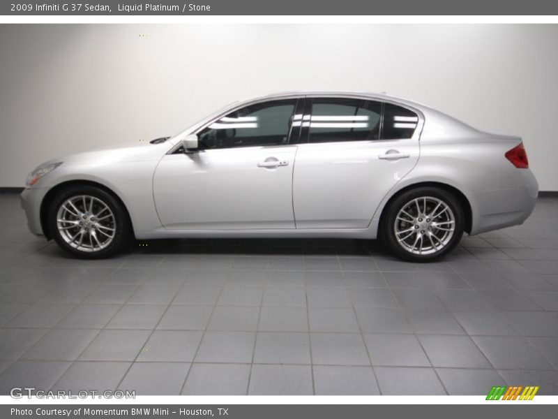 Liquid Platinum / Stone 2009 Infiniti G 37 Sedan