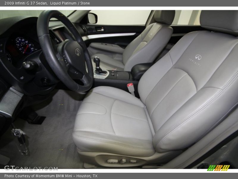 Liquid Platinum / Stone 2009 Infiniti G 37 Sedan