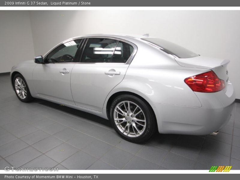 Liquid Platinum / Stone 2009 Infiniti G 37 Sedan