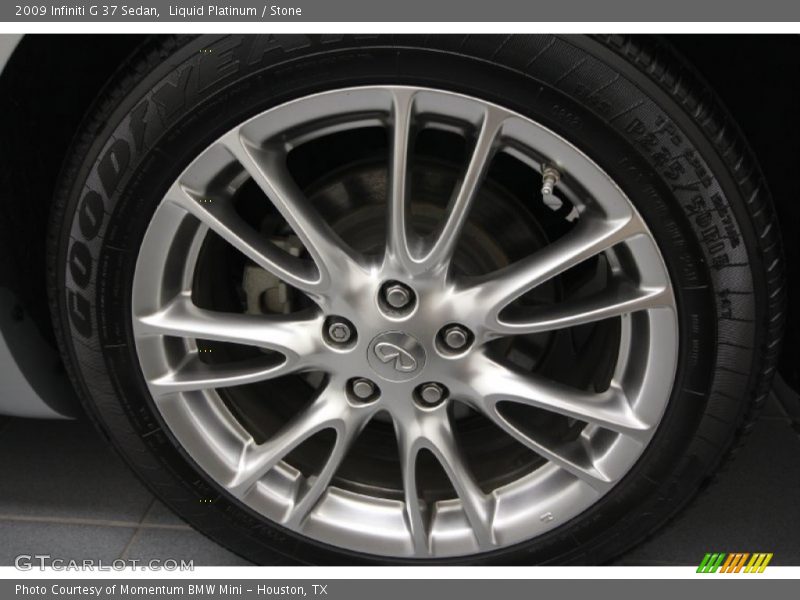 Liquid Platinum / Stone 2009 Infiniti G 37 Sedan