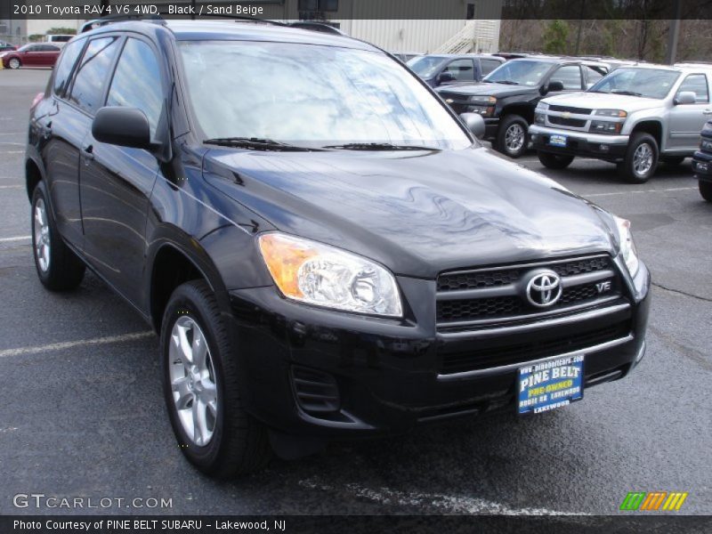 Black / Sand Beige 2010 Toyota RAV4 V6 4WD