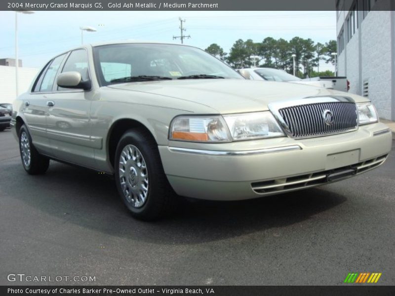 Gold Ash Metallic / Medium Parchment 2004 Mercury Grand Marquis GS