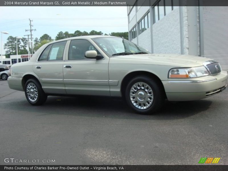 Gold Ash Metallic / Medium Parchment 2004 Mercury Grand Marquis GS