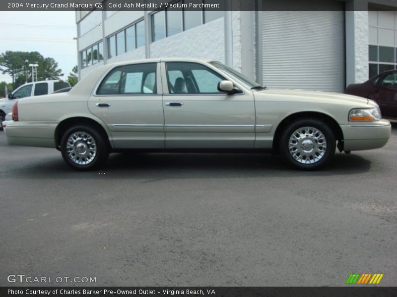 Gold Ash Metallic / Medium Parchment 2004 Mercury Grand Marquis GS