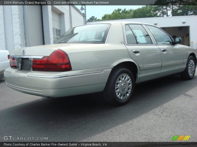 Gold Ash Metallic / Medium Parchment 2004 Mercury Grand Marquis GS