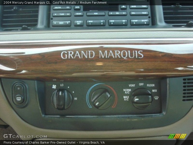 Gold Ash Metallic / Medium Parchment 2004 Mercury Grand Marquis GS